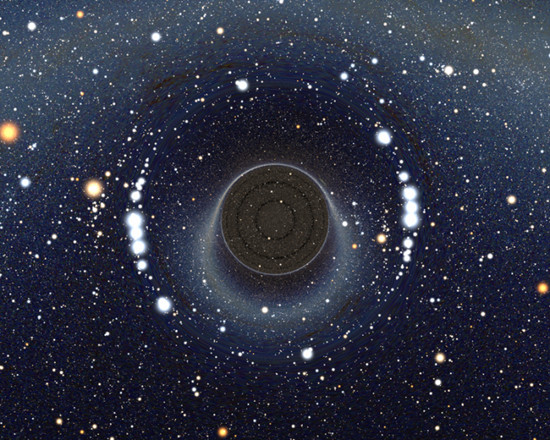NASA视频展示了一颗恒星在围绕黑洞旋转时被吞噬的情景